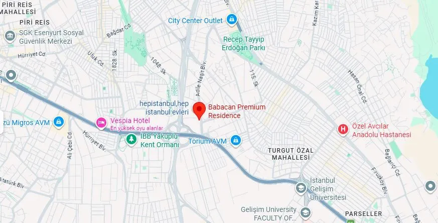 BABACAN PREMİUM GOOGLE MAPS İÇİN RESME TIKLAYIN