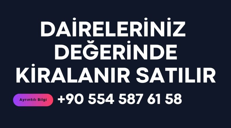 sembol sitesi 3+1 lüks eşyalı kiralık daire